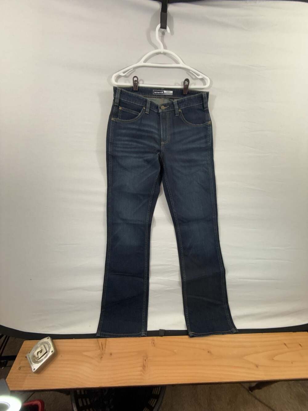 Carhartt Slim Fit Dark Wash Denim Jeans 32x34